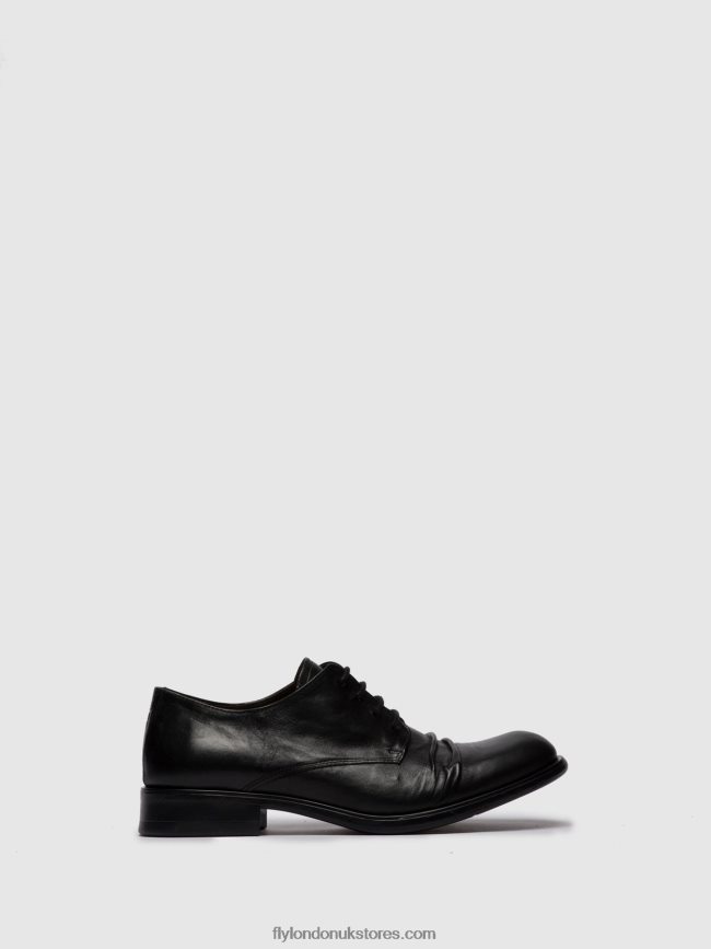 Lace-up Shoes MASK576 Men Fly London 4V24RT833 ESTIGMA BLACK