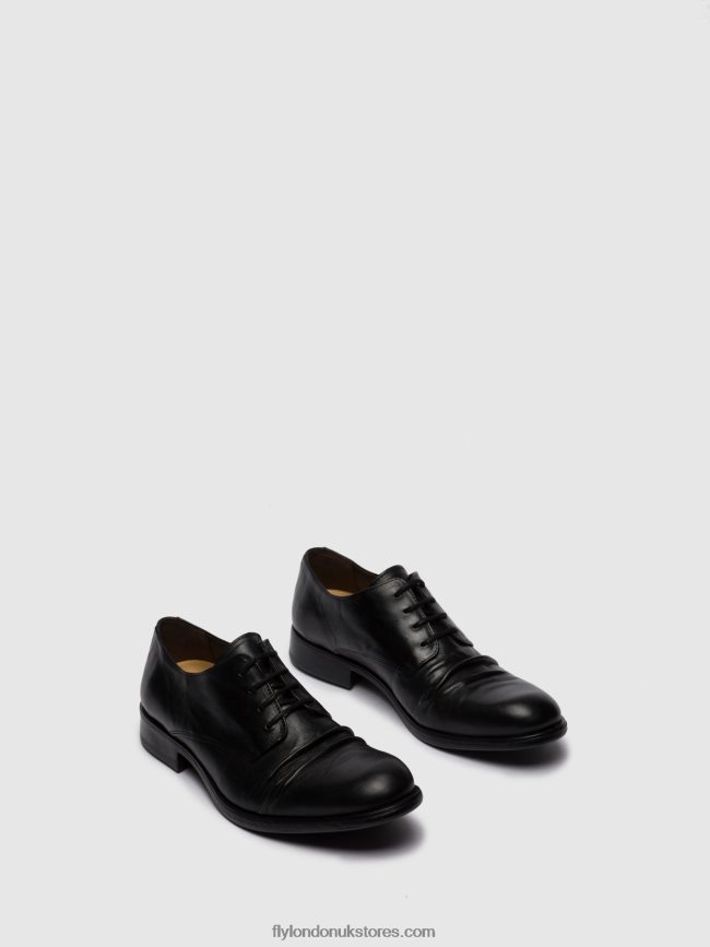 Lace-up Shoes MASK576 Men Fly London 4V24RT833 ESTIGMA BLACK