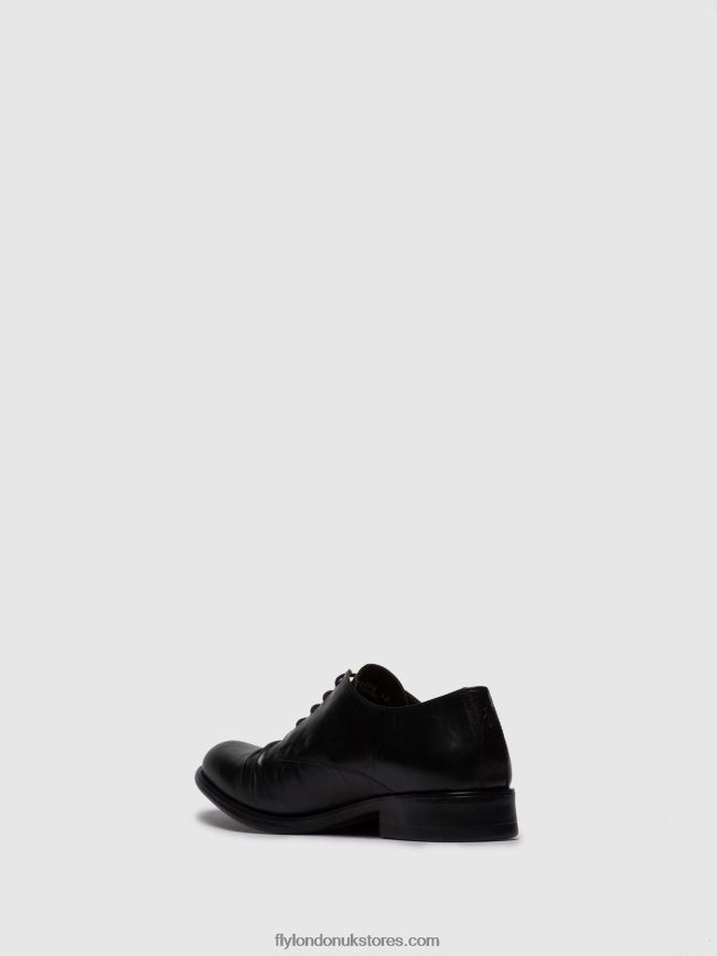 Lace-up Shoes MASK576 Men Fly London 4V24RT833 ESTIGMA BLACK