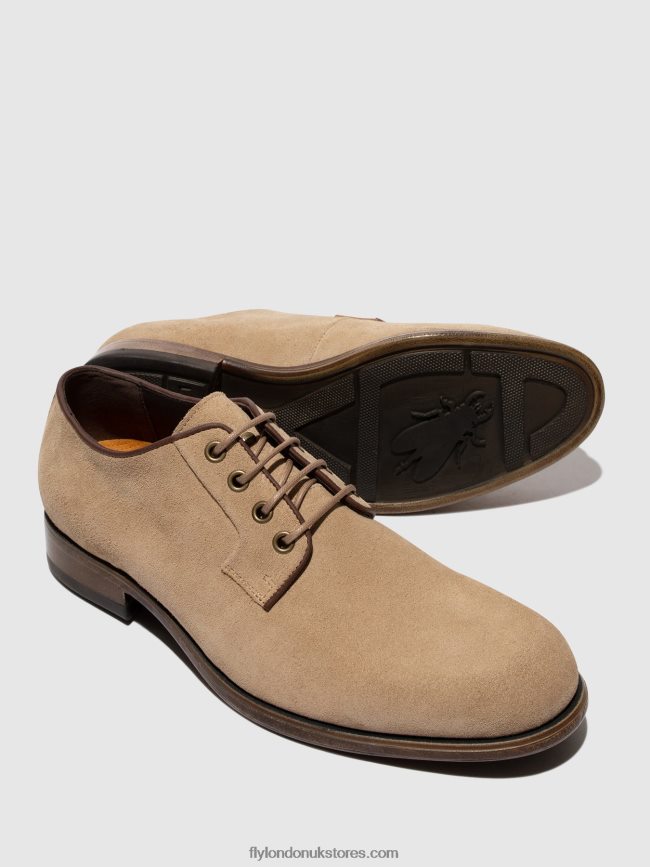 Lace-up Shoes MASO957 Men Fly London 4V24RT821 BEIGE