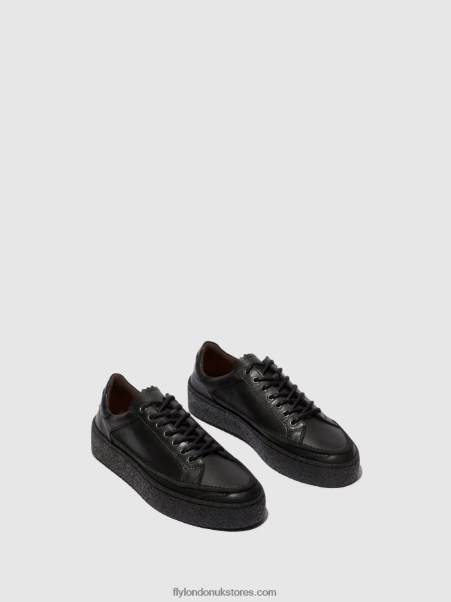 Lace-up Shoes RONN519 Men Fly London 4V24RT825 BLACK