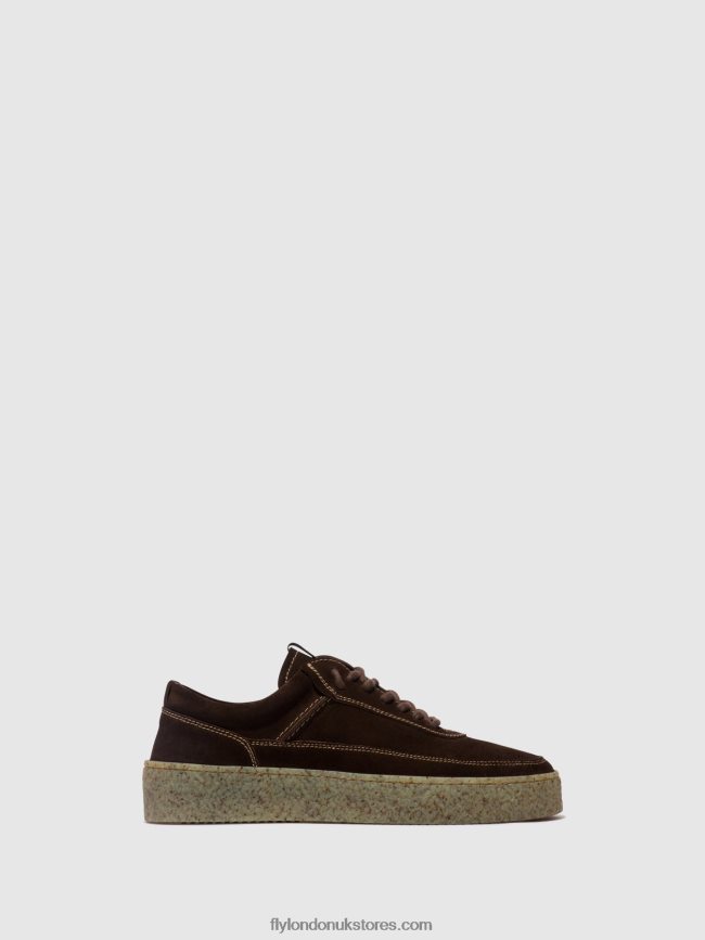 Lace-up Shoes RUKO589 Men Fly London 4V24RT819 MOCCA