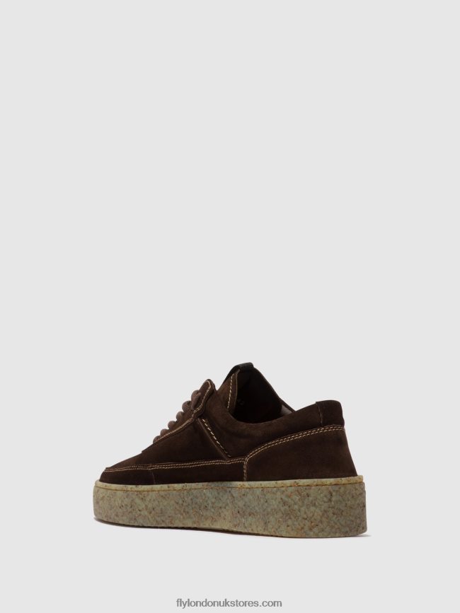 Lace-up Shoes RUKO589 Men Fly London 4V24RT819 MOCCA