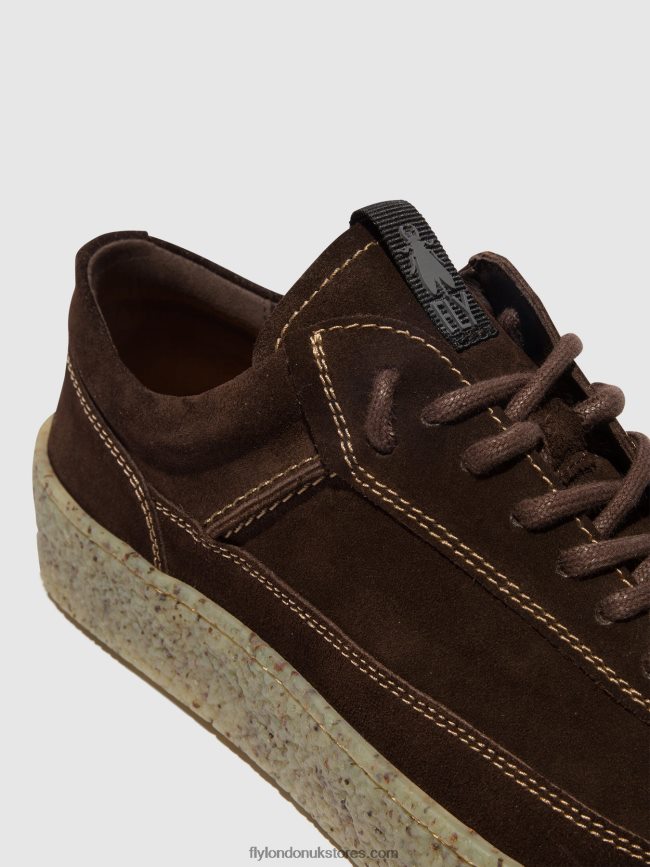 Lace-up Shoes RUKO589 Men Fly London 4V24RT819 MOCCA