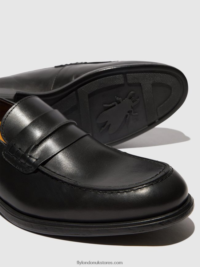 Loafers Shoes MEBO956 Men Fly London 4V24RT816 BLACK