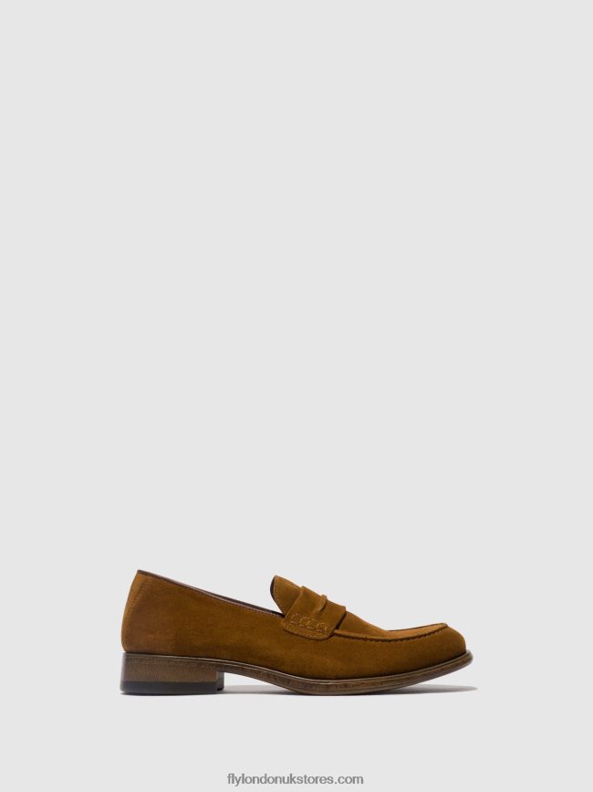 Loafers Shoes MEBO956 Men Fly London 4V24RT817 TAN