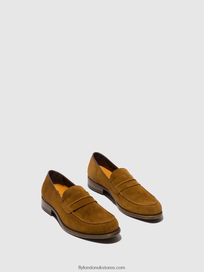 Loafers Shoes MEBO956 Men Fly London 4V24RT817 TAN