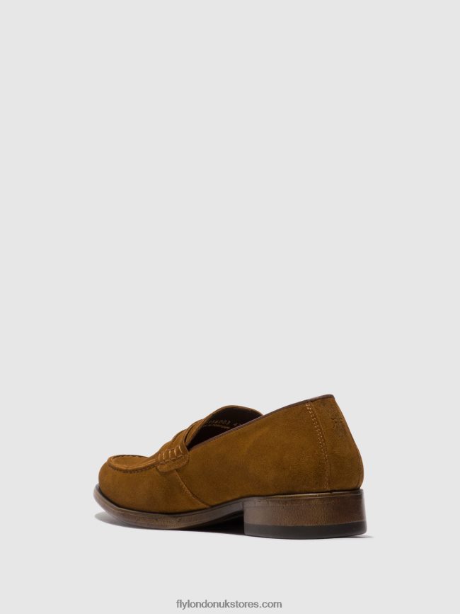Loafers Shoes MEBO956 Men Fly London 4V24RT817 TAN