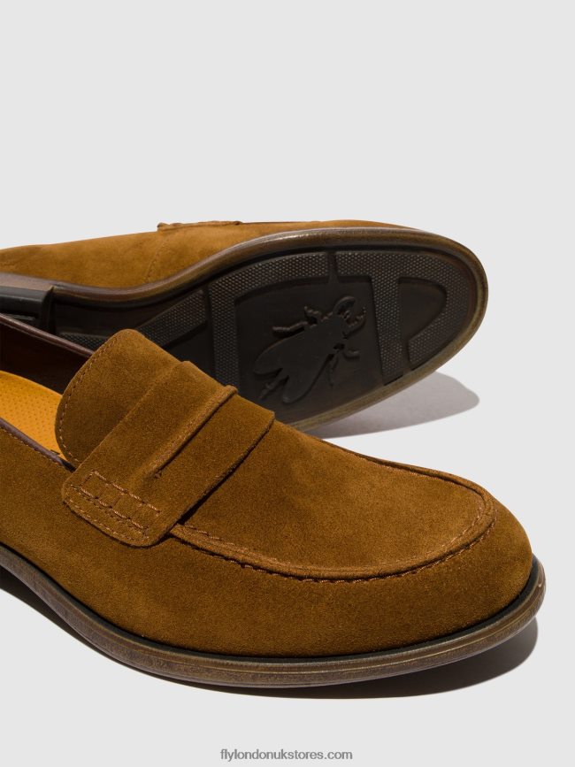 Loafers Shoes MEBO956 Men Fly London 4V24RT817 TAN