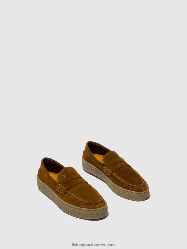 Slip-on Shoes ROEL517 Men Fly London 4V24RT826 TAN