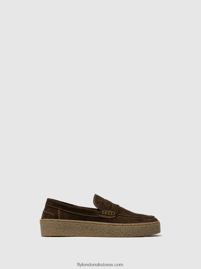 Slip-on Shoes ROEL517 Men Fly London 4V24RT827 SLUDGE