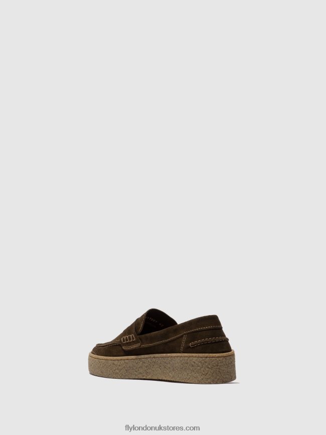Slip-on Shoes ROEL517 Men Fly London 4V24RT827 SLUDGE