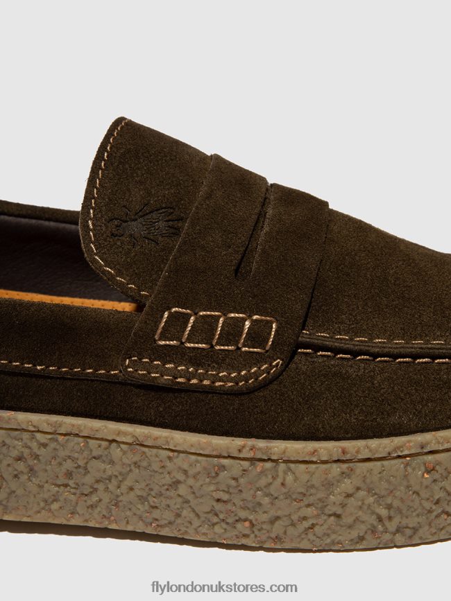 Slip-on Shoes ROEL517 Men Fly London 4V24RT827 SLUDGE