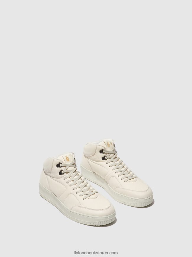 Lace-up Trainers BEAP543 Men Fly London 4V24RT834 OFFWHITE