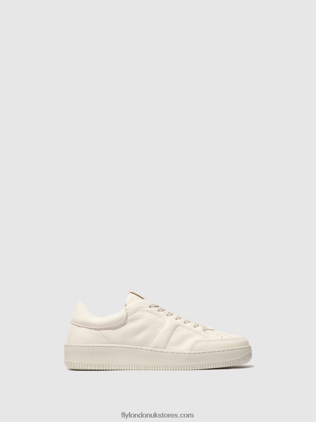 Lace-up Trainers BUDE516 Men Fly London 4V24RT836 OFFWHITE