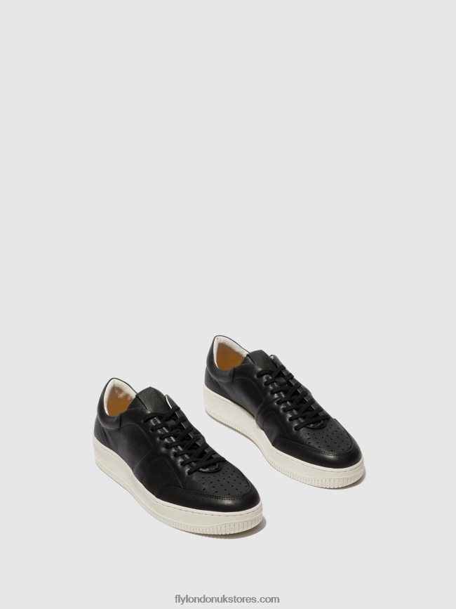 Lace-up Trainers BUDE516 Men Fly London 4V24RT840 BLACK