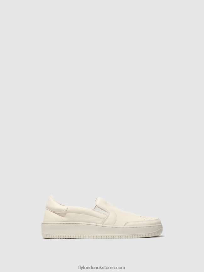 Slip-on Trainers BOWL515 Men Fly London 4V24RT838 OFFWHITE