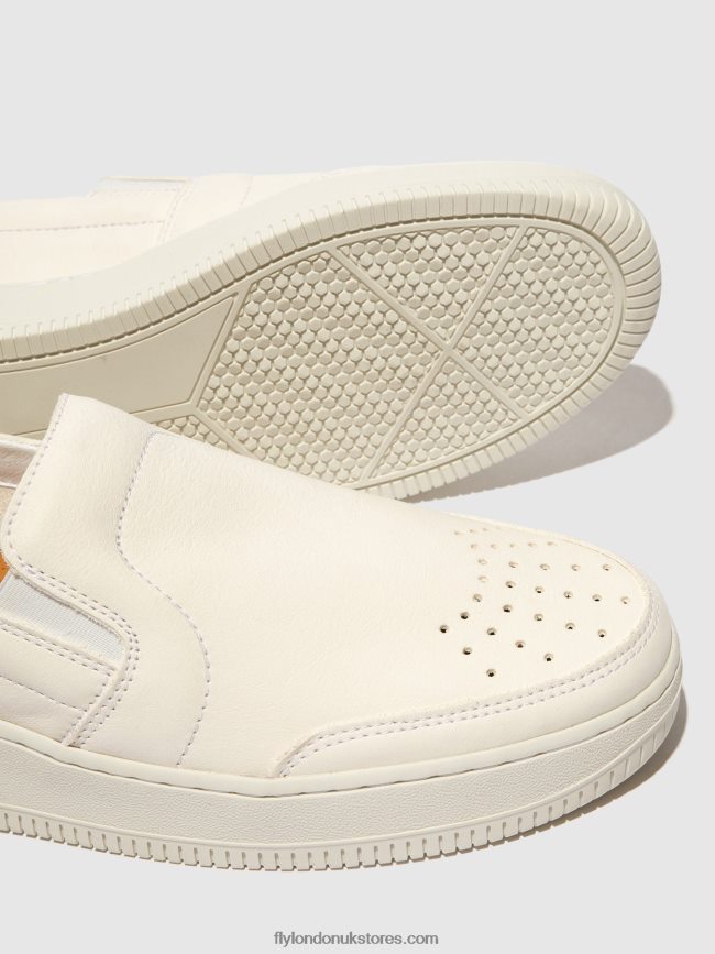 Slip-on Trainers BOWL515 Men Fly London 4V24RT838 OFFWHITE