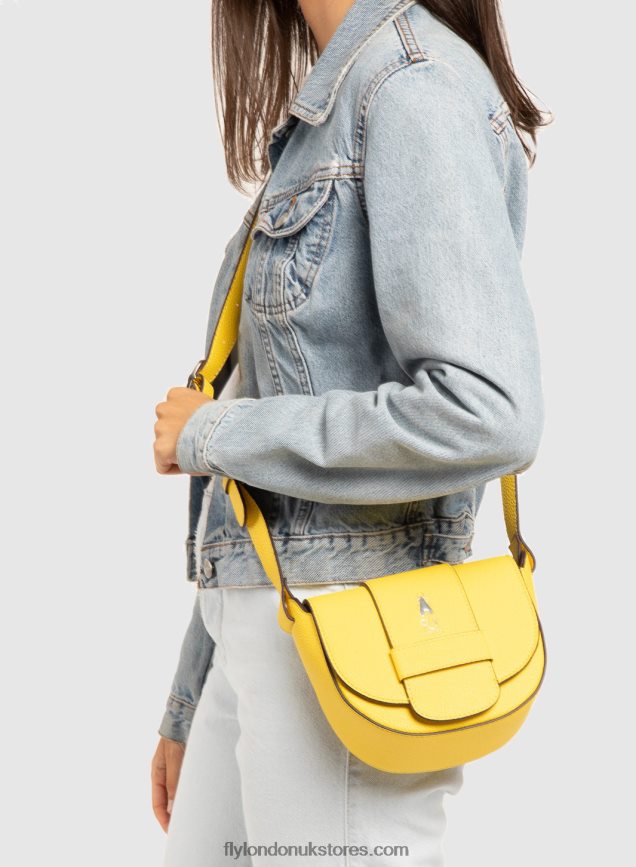 Crossbody Bags DITA730 Women Fly London 4V24RT776 YELLOW