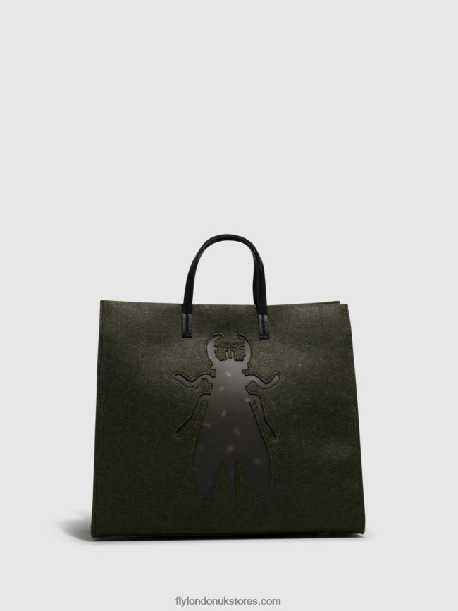 Handbag Bags AMUR702 Women Fly London 4V24RT794 DK GREEN