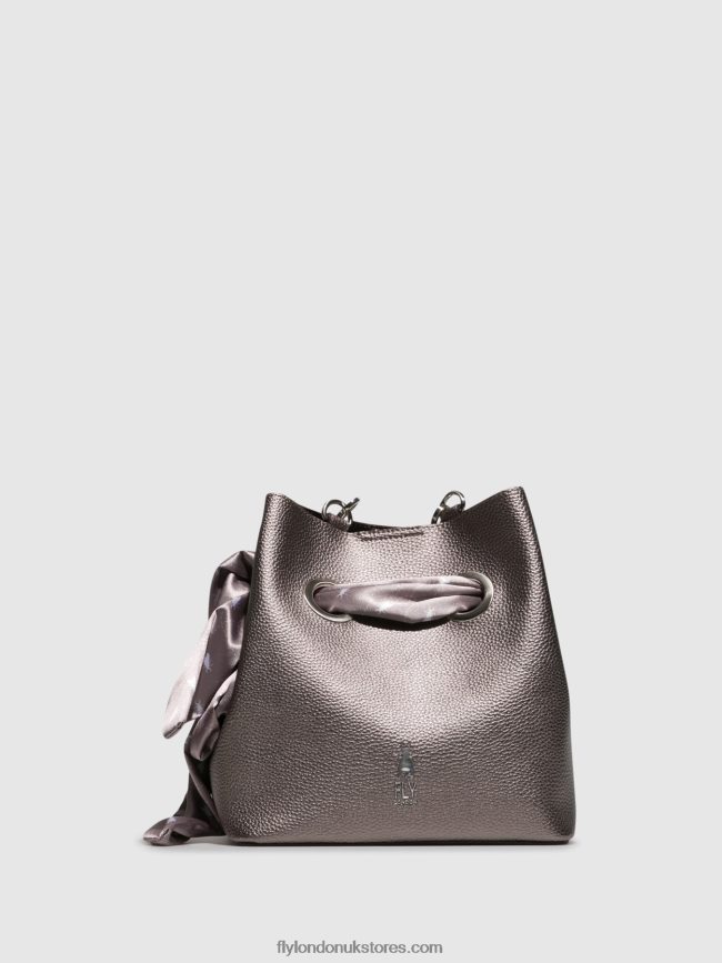 Handbag Bags CAIA727 Women Fly London 4V24RT795 DK SILVER