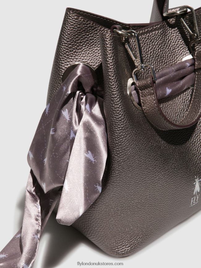 Handbag Bags CAIA727 Women Fly London 4V24RT795 DK SILVER