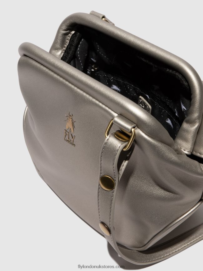 Shoulder Bags BICA712 Women Fly London 4V24RT784 SILVER
