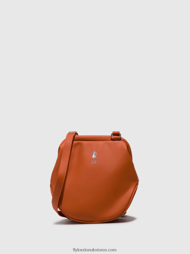 Shoulder Bags BICA712 Women Fly London 4V24RT796 DARWIN DK.ORANGE