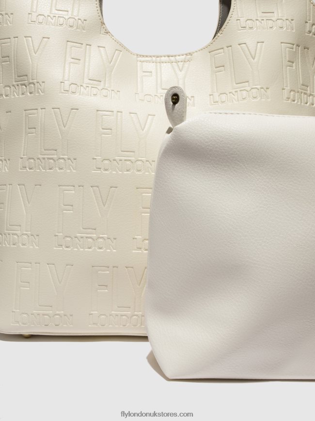 Shoulder Bags DEJA737 Women Fly London 4V24RT786 WHITE