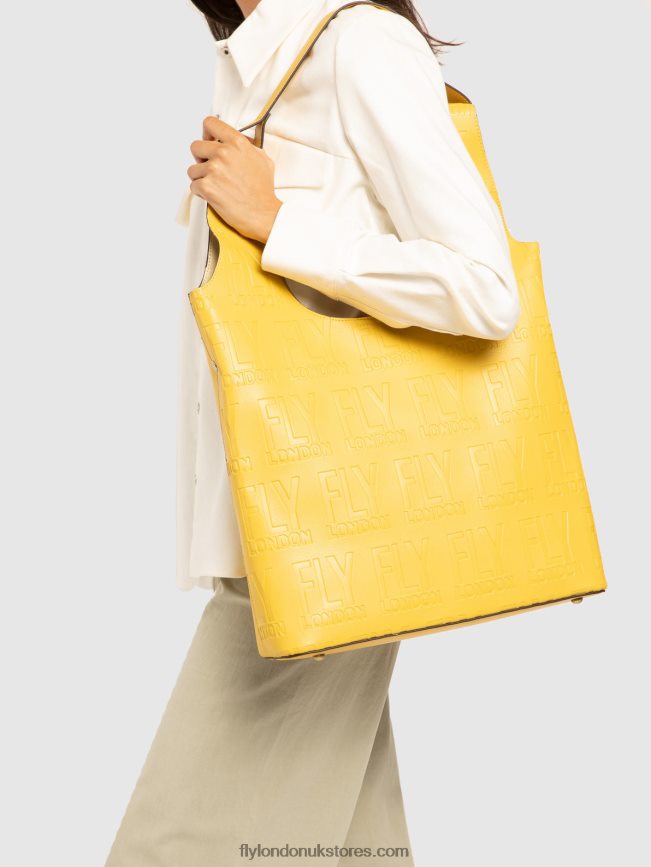 Shoulder Bags DEJA737 Women Fly London 4V24RT787 YELLOW