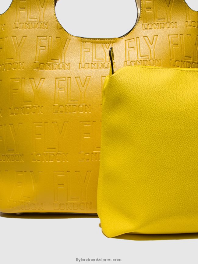 Shoulder Bags DEJA737 Women Fly London 4V24RT787 YELLOW