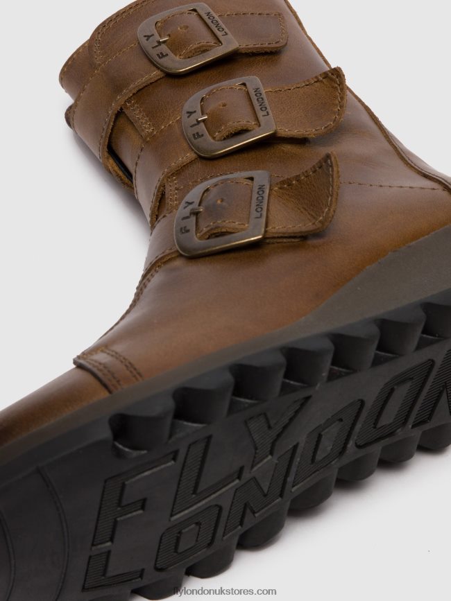 Buckle Ankle Boots SCOP110 Women Fly London 4V24RT246 RUG CAMEL