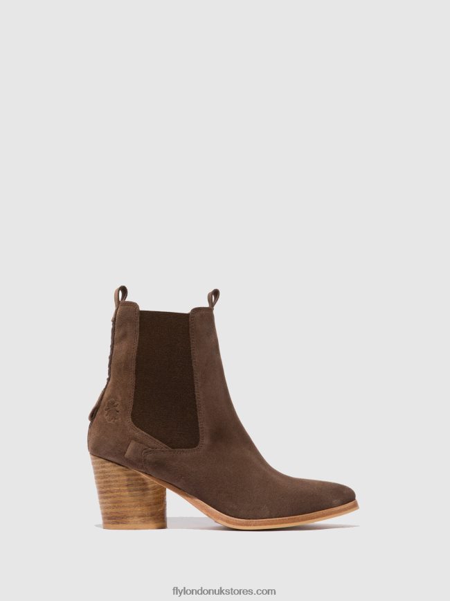 Chelsea Ankle Boots ADEN824 Women Fly London 4V24RT234 SUEDE BUFFALO