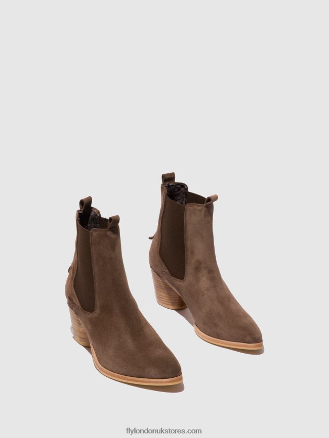 Chelsea Ankle Boots ADEN824 Women Fly London 4V24RT234 SUEDE BUFFALO
