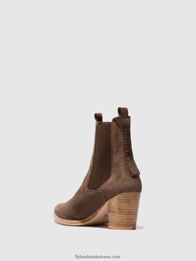 Chelsea Ankle Boots ADEN824 Women Fly London 4V24RT234 SUEDE BUFFALO