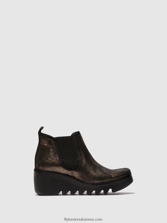 Chelsea Ankle Boots BYNE349 Women Fly London 4V24RT154 GRAPHITE