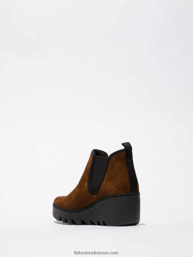 Chelsea Ankle Boots BYNE349 Women Fly London 4V24RT229 OILSUEDE CAMEL