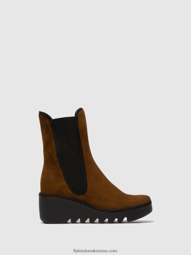 Chelsea Ankle Boots BYRO395 Women Fly London 4V24RT146 CAMEL