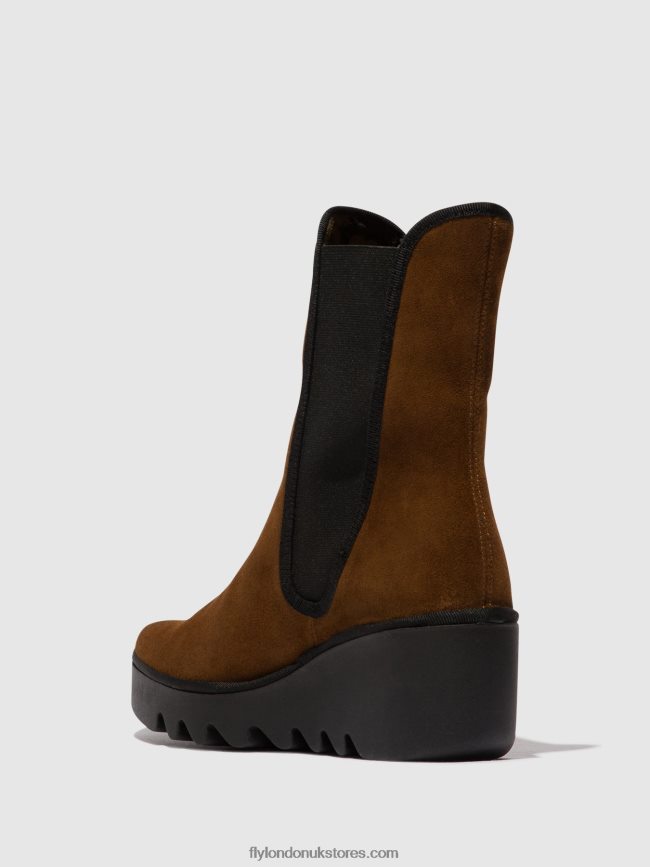 Chelsea Ankle Boots BYRO395 Women Fly London 4V24RT146 CAMEL