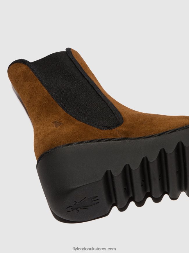 Chelsea Ankle Boots BYRO395 Women Fly London 4V24RT146 CAMEL