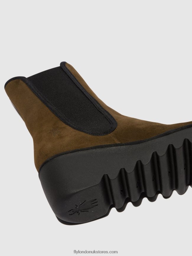 Chelsea Ankle Boots BYRO395 Women Fly London 4V24RT148 SLUDGE