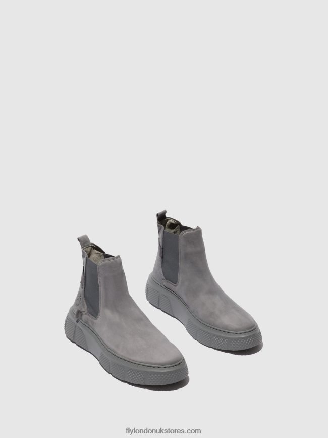 Chelsea Ankle Boots EBBE479 Women Fly London 4V24RT237 SORANO BLUE GREY