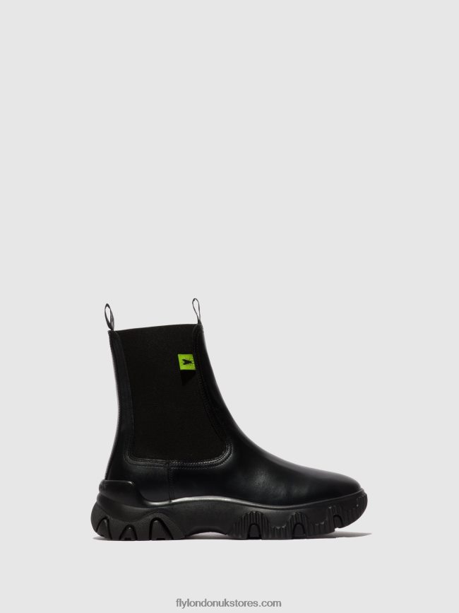 Chelsea Ankle Boots FATY885 Women Fly London 4V24RT159 TUNDER BLACK