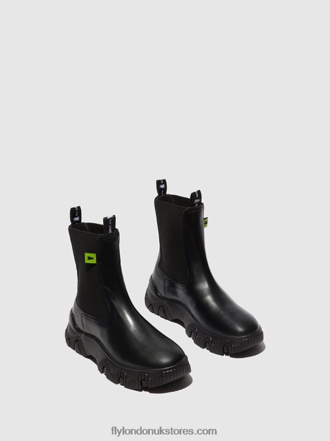 Chelsea Ankle Boots FATY885 Women Fly London 4V24RT159 TUNDER BLACK