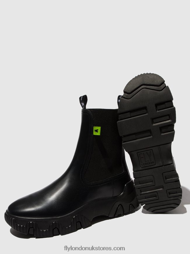 Chelsea Ankle Boots FATY885 Women Fly London 4V24RT159 TUNDER BLACK