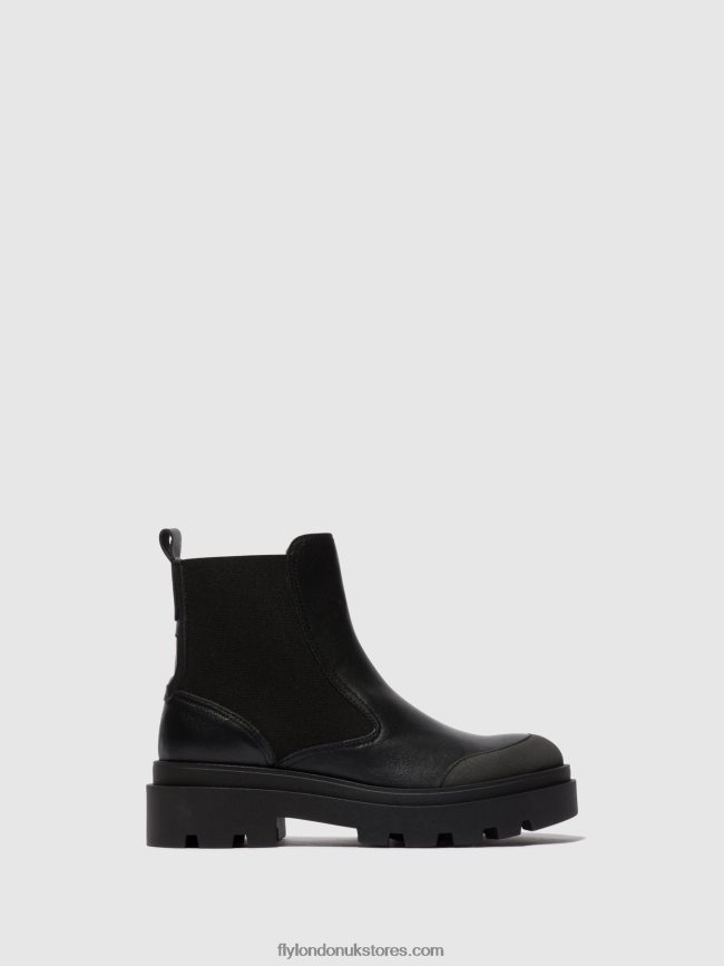 Chelsea Ankle Boots JEBA879 Women Fly London 4V24RT141 BLACK