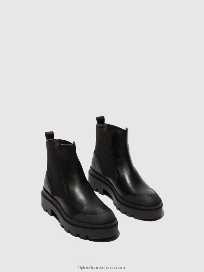 Chelsea Ankle Boots JEBA879 Women Fly London 4V24RT141 BLACK