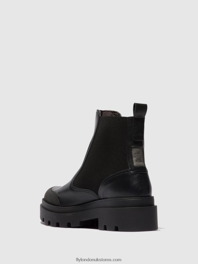 Chelsea Ankle Boots JEBA879 Women Fly London 4V24RT141 BLACK