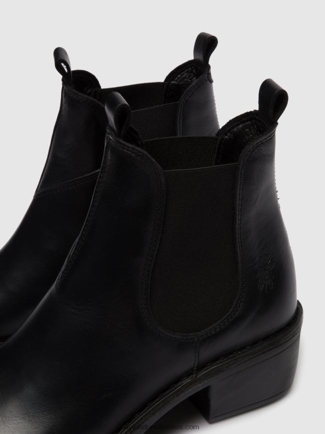 Chelsea Ankle Boots MEME030 Women Fly London 4V24RT255 RUG BLACK