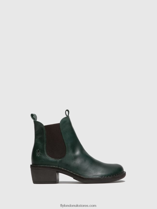 Chelsea Ankle Boots MEME030 Women Fly London 4V24RT260 RUG PETROL
